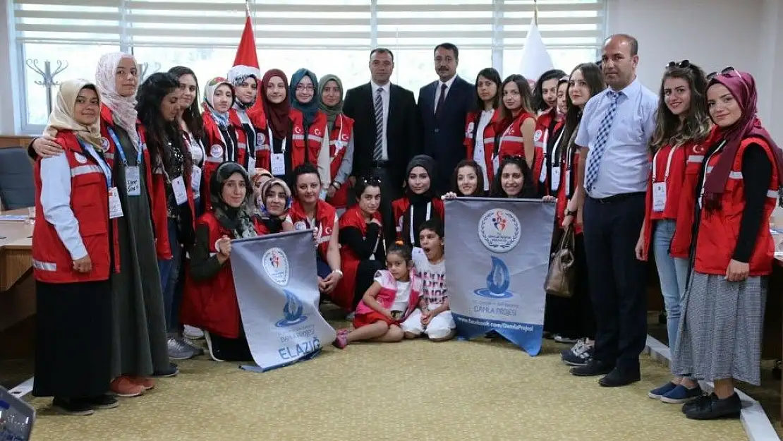 'Damla Projesi öğrencileri Elazığ´da'