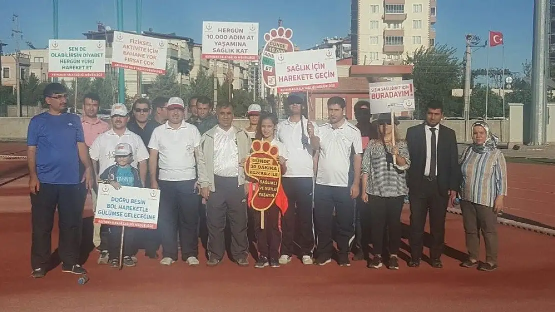 'Adıyaman´da Dünya Yürüyüş Günü düzenlendi'