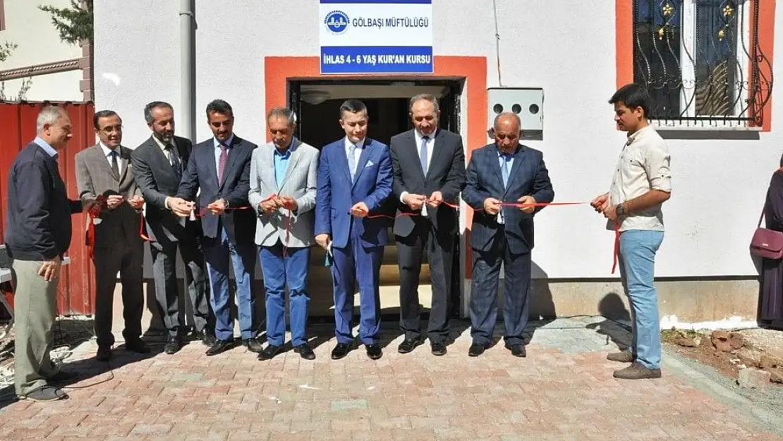 'Gölbaşı ilçesinde kuran kursu açılışı yapıldı'