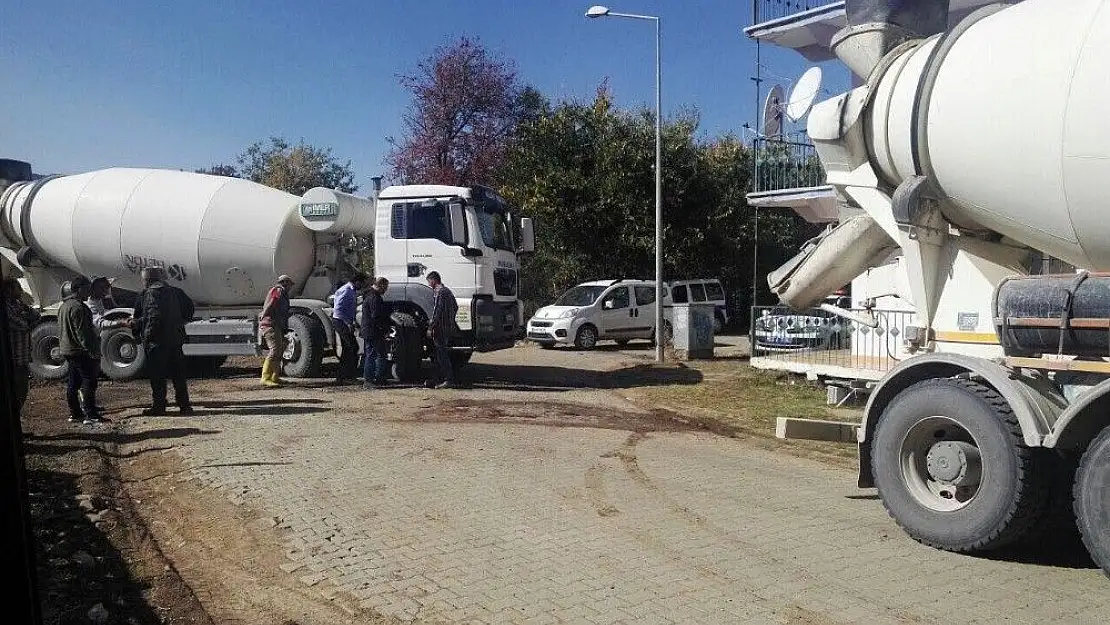 'Elazığ´da beton mikseri kazası: 1 ölü'