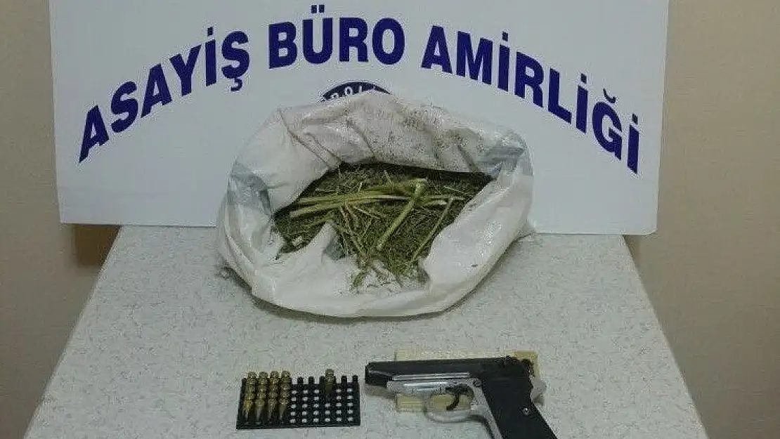 'Gölbaşı´nda silah ve uyuşturucu ele geçirildi'