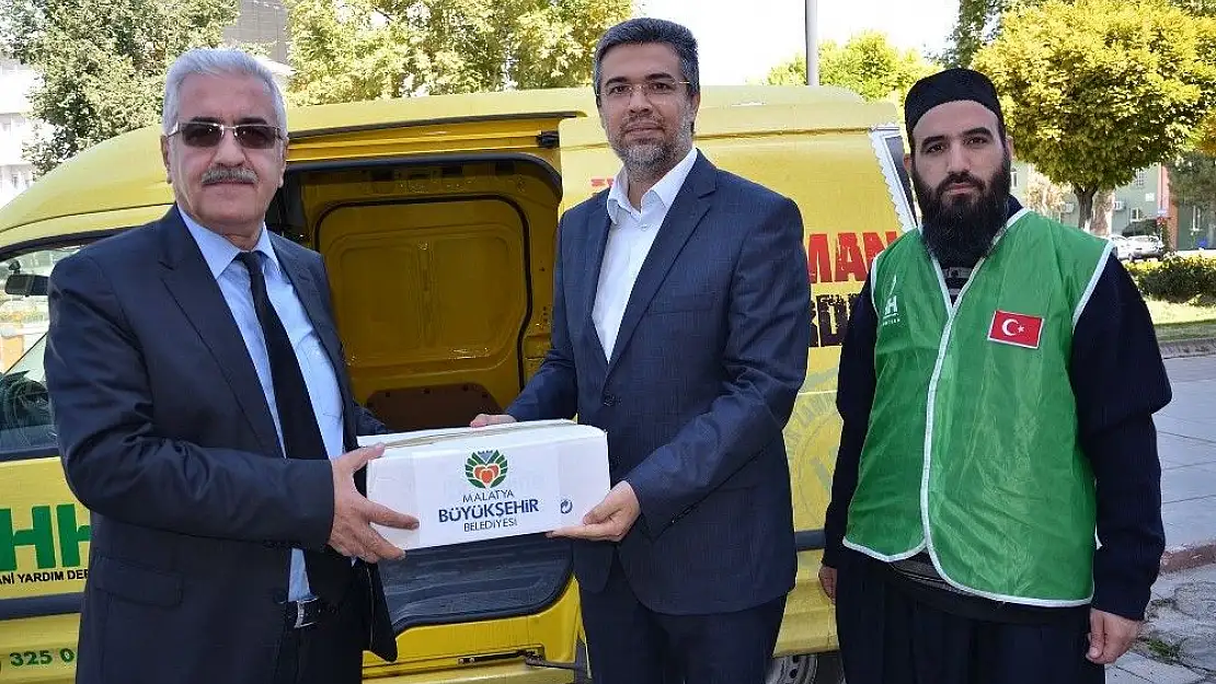 Büyükşehir´den Suriyelilere ilaç yardımı