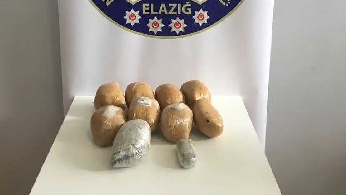 'Elazığ´da 9 kilo esrar ele geçirildi'