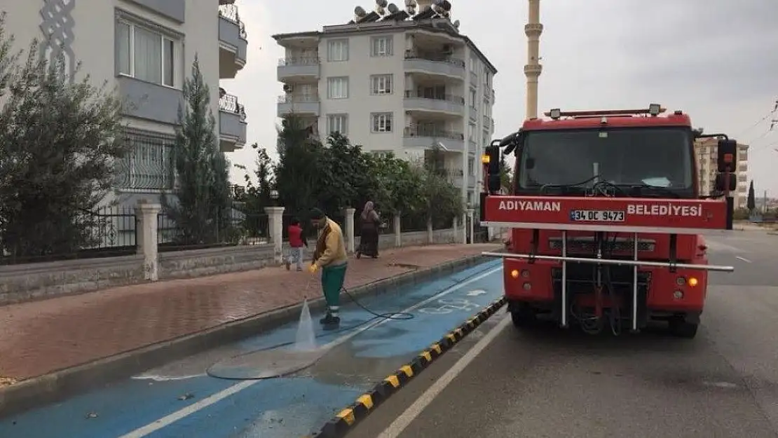 'Adıyaman Belediyesinden temizlik çalışmaları'