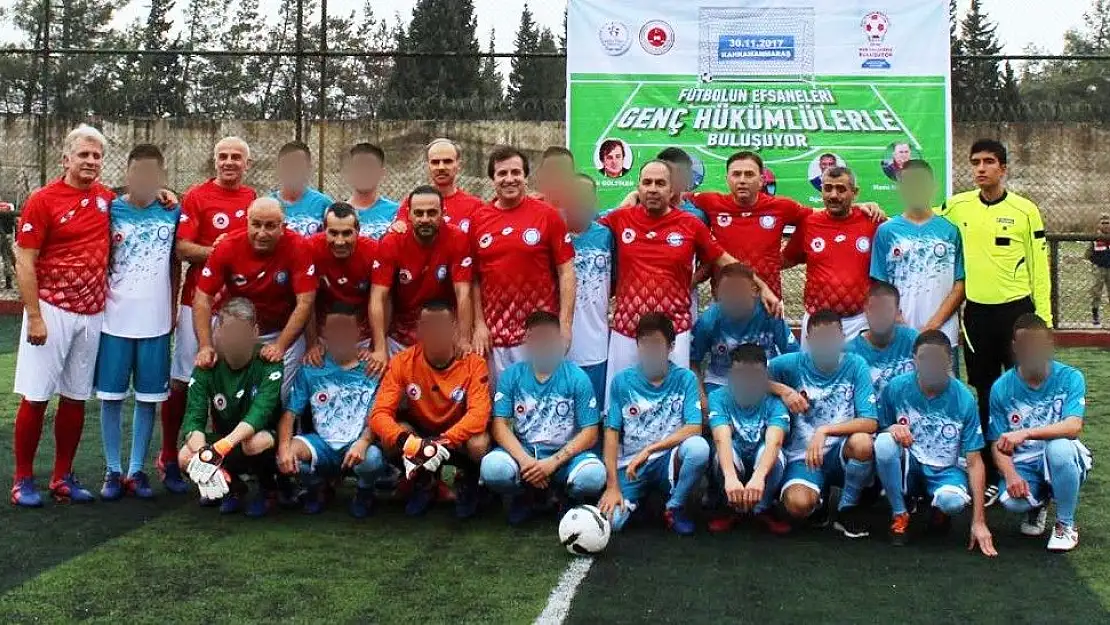 'Eski milli takım oyuncuları mahkumlar yeşil sahada'