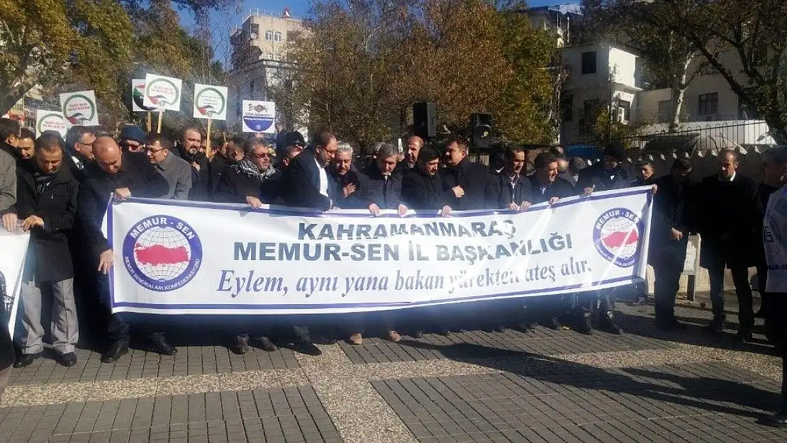 'Kahramanmaraş´ta Kudüs kararı protestosu'