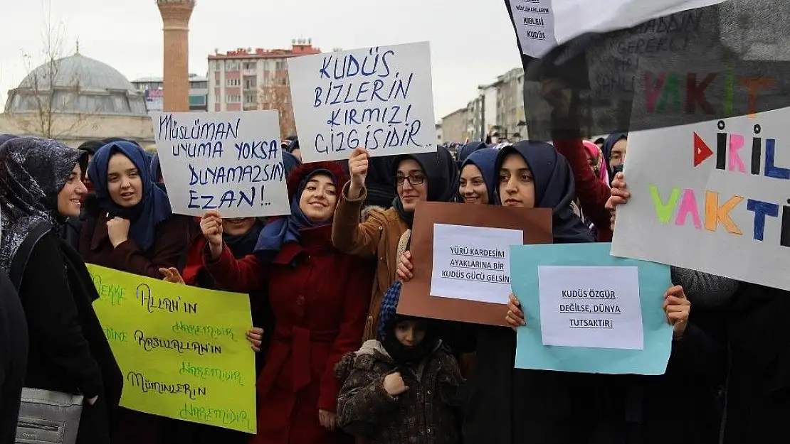 'Sivas, Tokat ve Yozgat´ta ABD´nin Kudüs kararı protesto edildi'