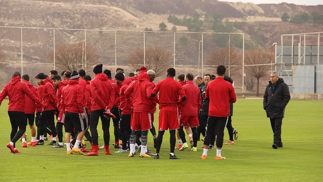 'Sivasspor, Beşiktaş hazırlıklarını sürdürdü'