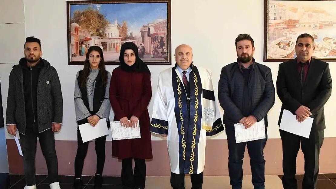 'Adıyaman Üniversitesi fakülte birincilerine YÖK başkanından tebrik mektubu'