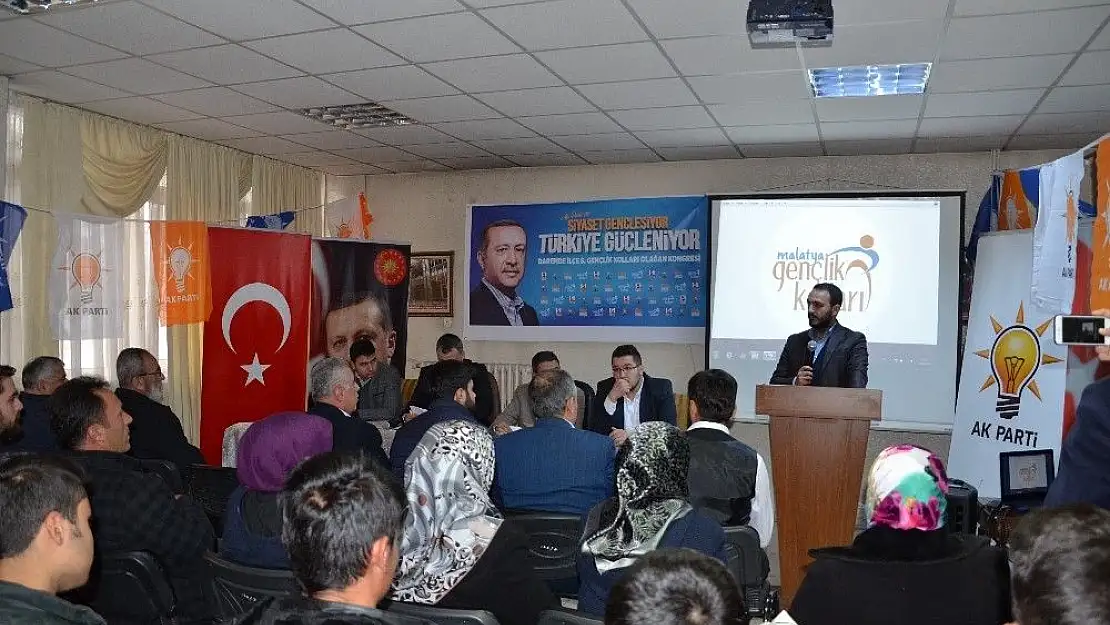 'AK Parti Darende Gençlik Kolları Başkanlığında kongre heyecanı'