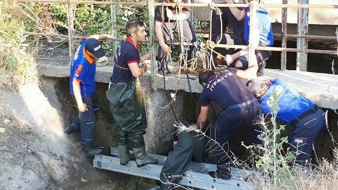 Malatya´da otomobil sulama kanalına uçtu: 1 ölü, 2 yaralı