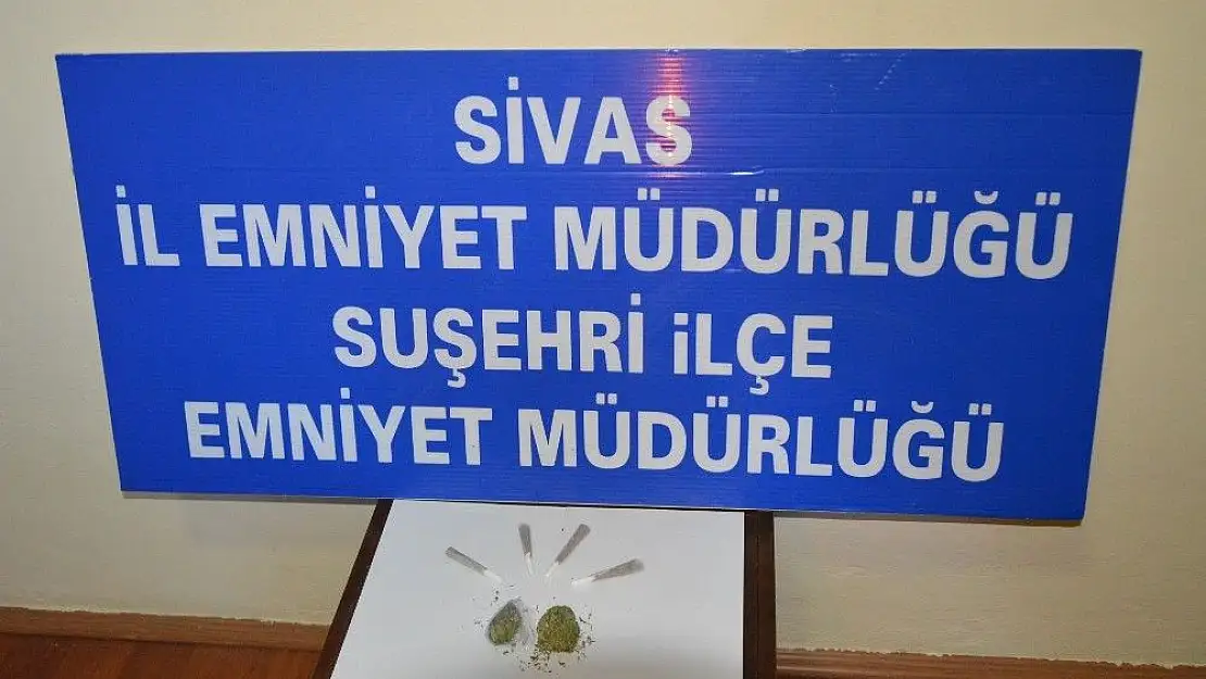 'Suşehri´nde uyuşturucu operasyonu'
