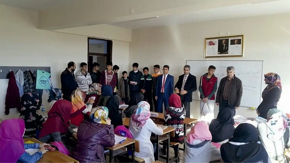 'Kahta İmam Hatip Lisesi kardeş okuluyla bir araya geldi'