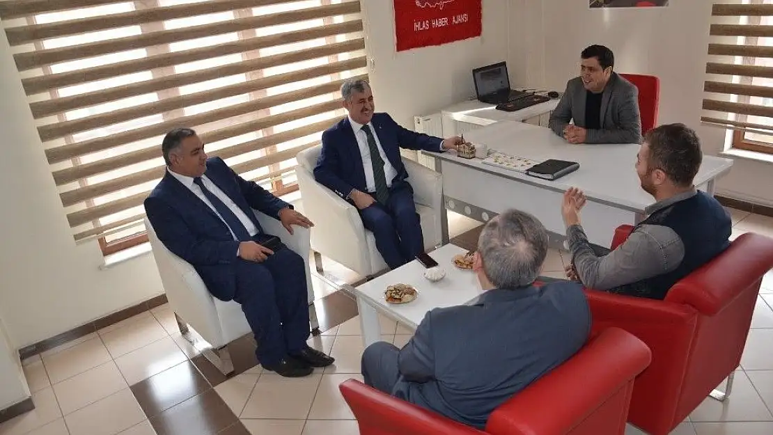 'Yeşilyurt Belediye Başkanı Polat´tan İHA´ya ziyaret'