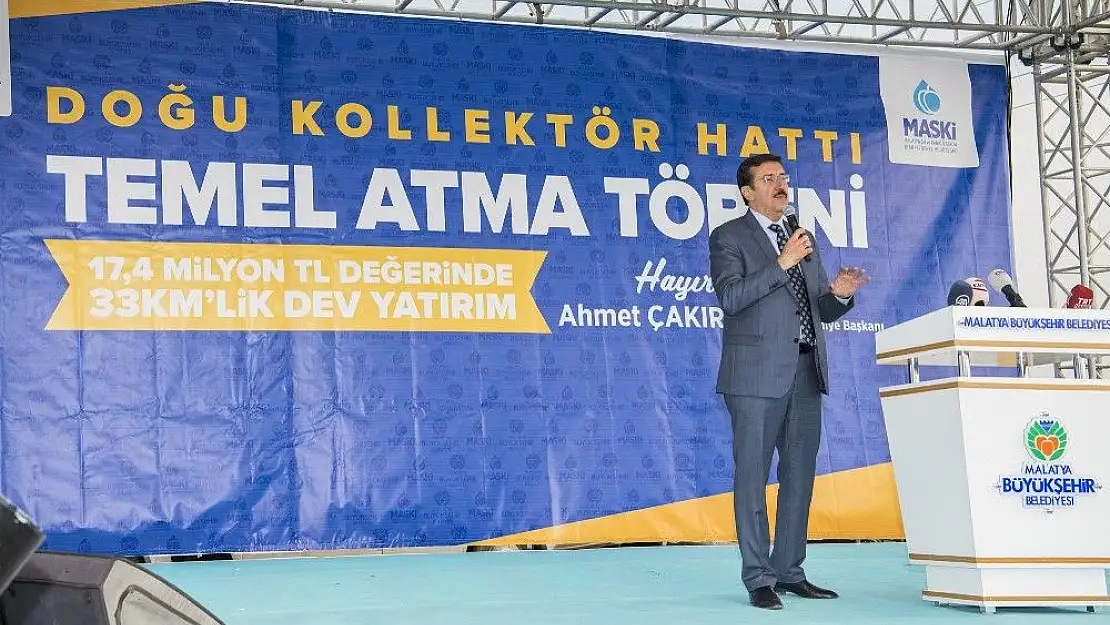 'Doğu Kollektör hattı temel atma töreni gerçekleştirildi'