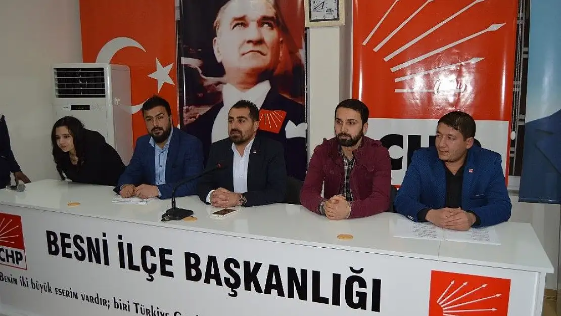 'CHP Besni İlçe Gençlik Kolları Başkanlığında kongre heyecanı yaşandı'