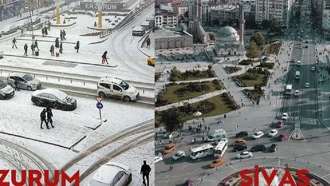 'Kar yağmayan Sivas´tan, Erzurum´a çağrı'