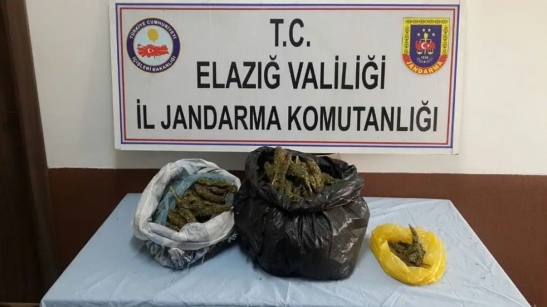 'Jandarma ekipleri, 7 kilo uyuşturucu ele geçirdi'