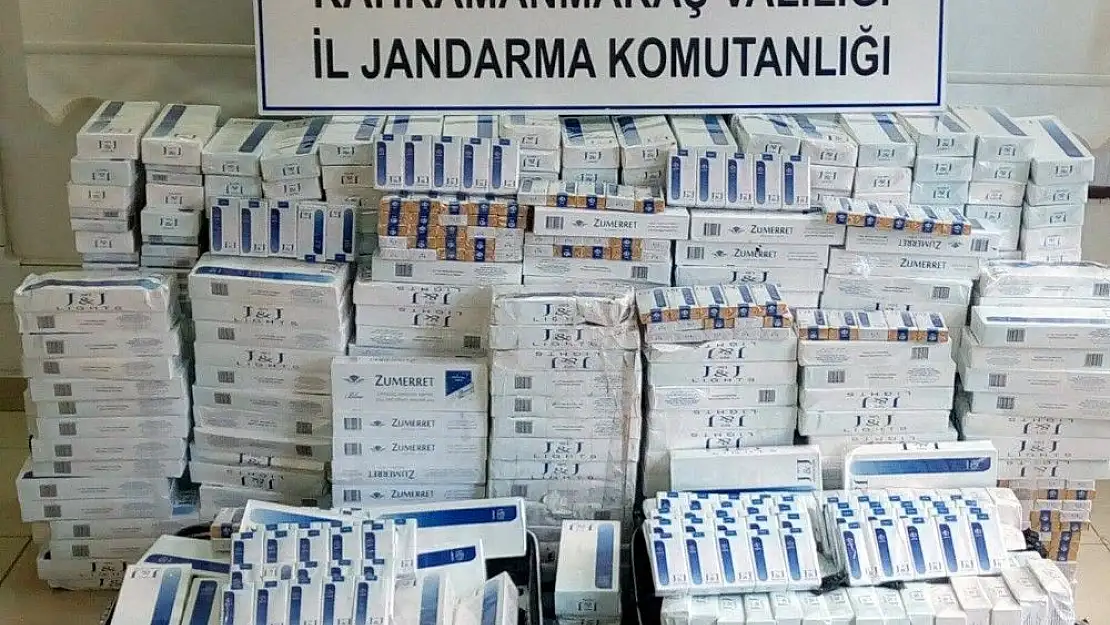 'Jandarmadan sigara kaçakçılarına şok baskın'