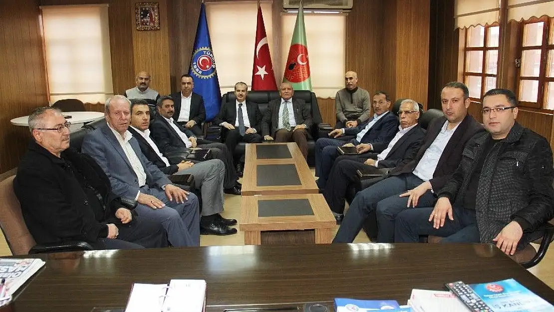 'AK Parti heyeti Teksif yönetimiyle bir araya geldi'