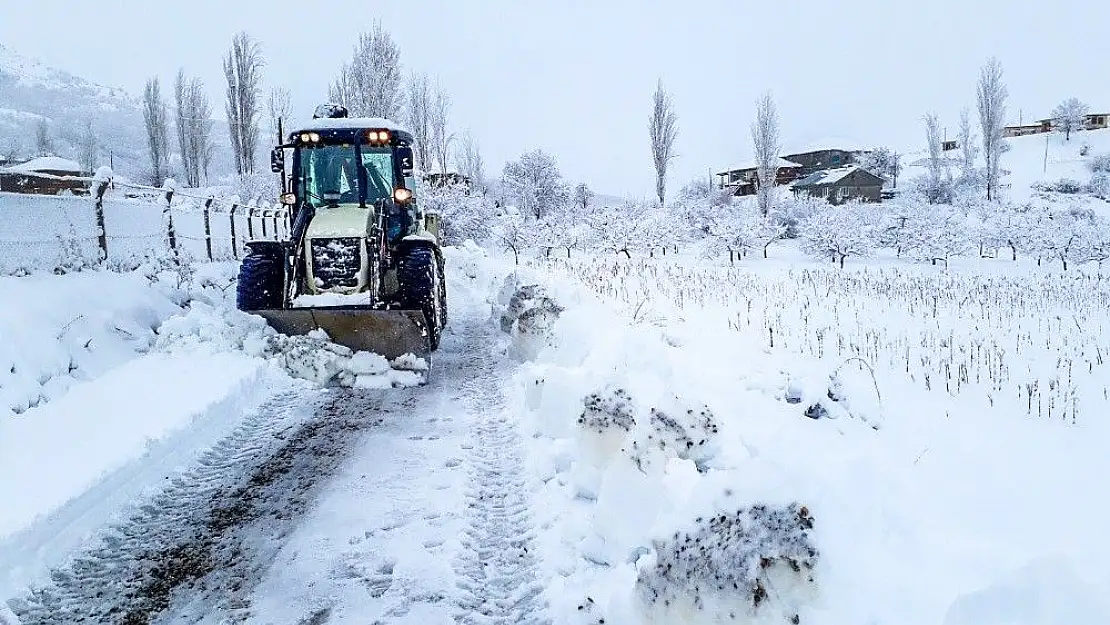 Malatya´da kapanan yollar açıldı