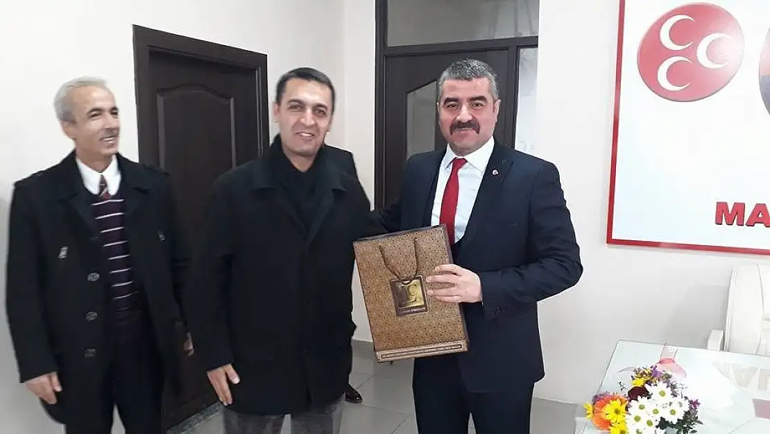 Malatya'daki taşeron işçilerden Avşar´a teşekkür ziyareti