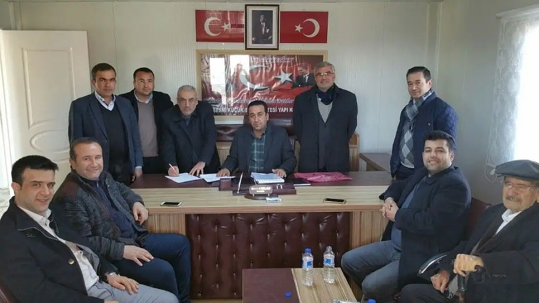 'Küçük Sanayi Sitesine yapılacak olan caminin protokolü imzalandı'