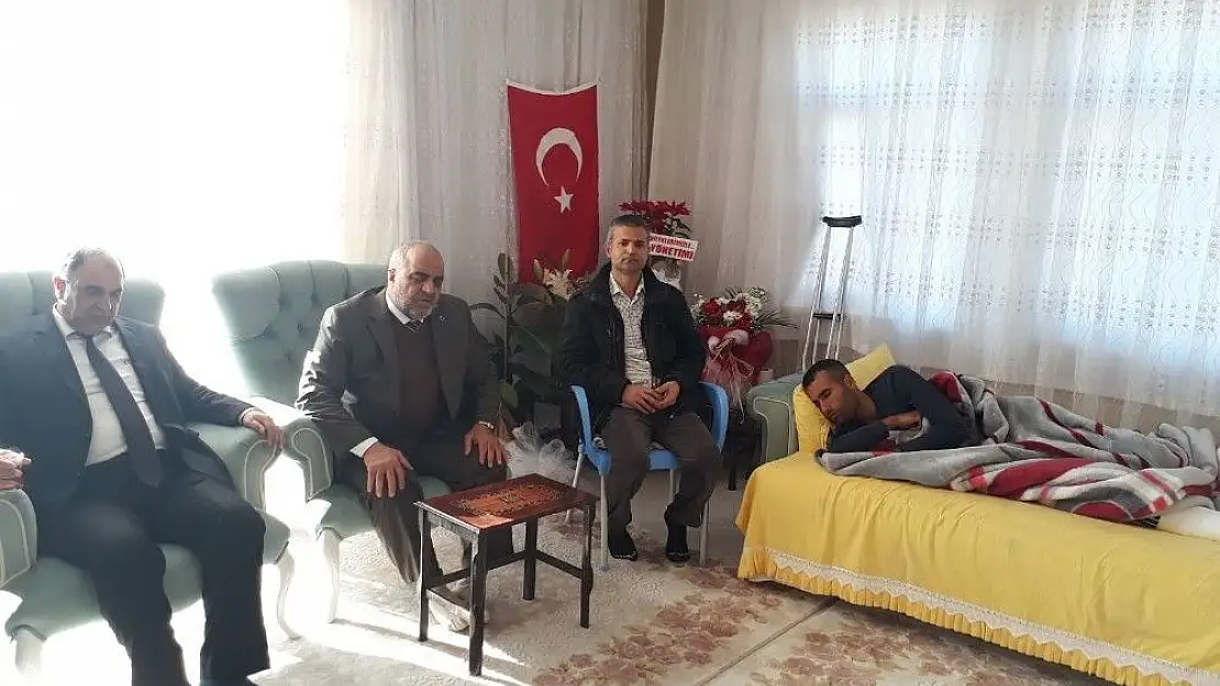 'İl müftülüğü yaralı askere geçmiş olsun dileklerinde bulundu'