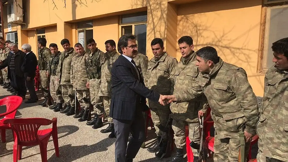 'Kaymakam Eşki köy korucularıyla bir araya geldi'