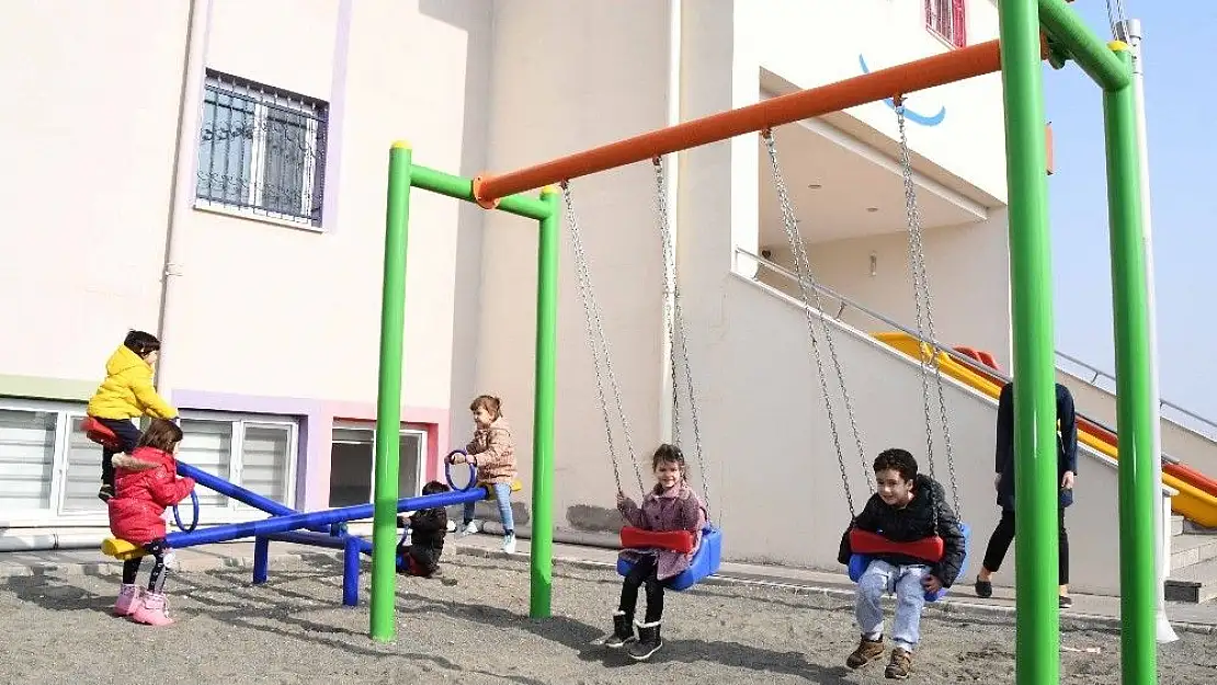 'Adıyaman Üniversitesi kreşine yeni oyun grupları yerleştirildi'
