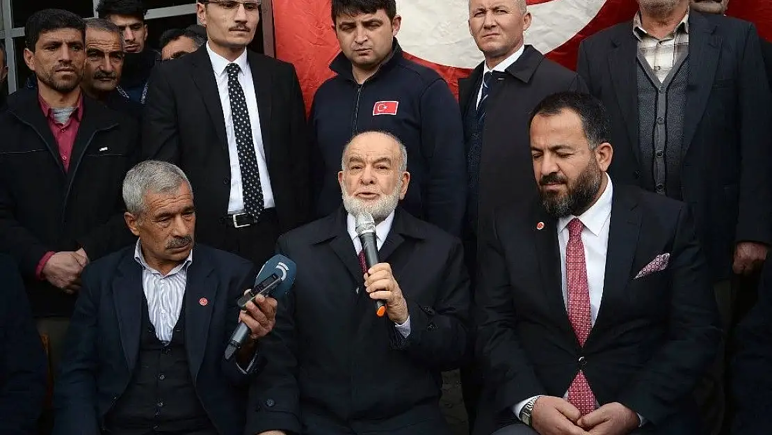 'Saadet Partisi Genel Başkanı Karamollaoğlu Çelikhan ilçesini ziyaret etti'