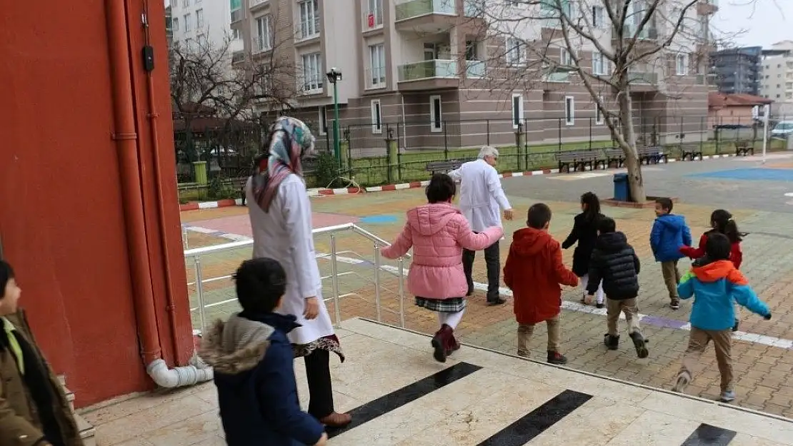 'Çamlıca Okullarında yangın ve deprem tatbikatı'