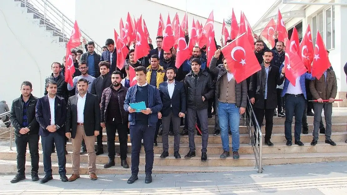 'Elazığ´da gençlerden Zeytin Dalı Harekatına destek'