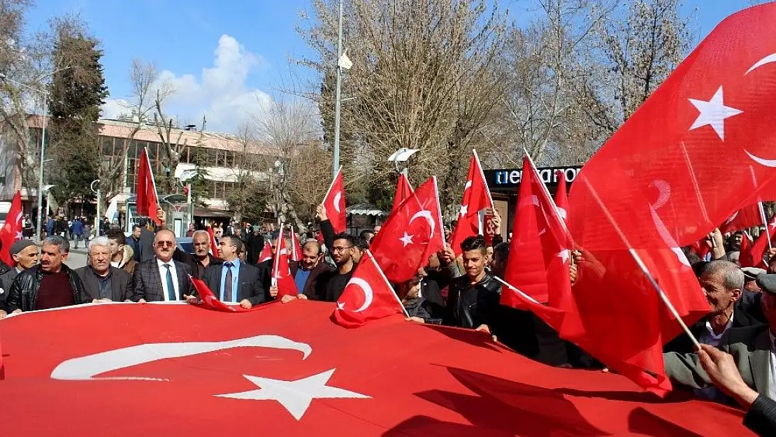 '`Mehmetçiğe bir ses, bir nefes de sen ol´ mitingi düzenlendi'