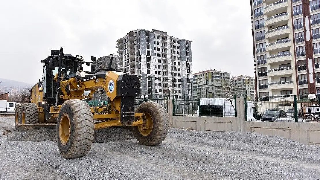 'Battalgazi Belediyesi´nin yol yapım çalışmaları'