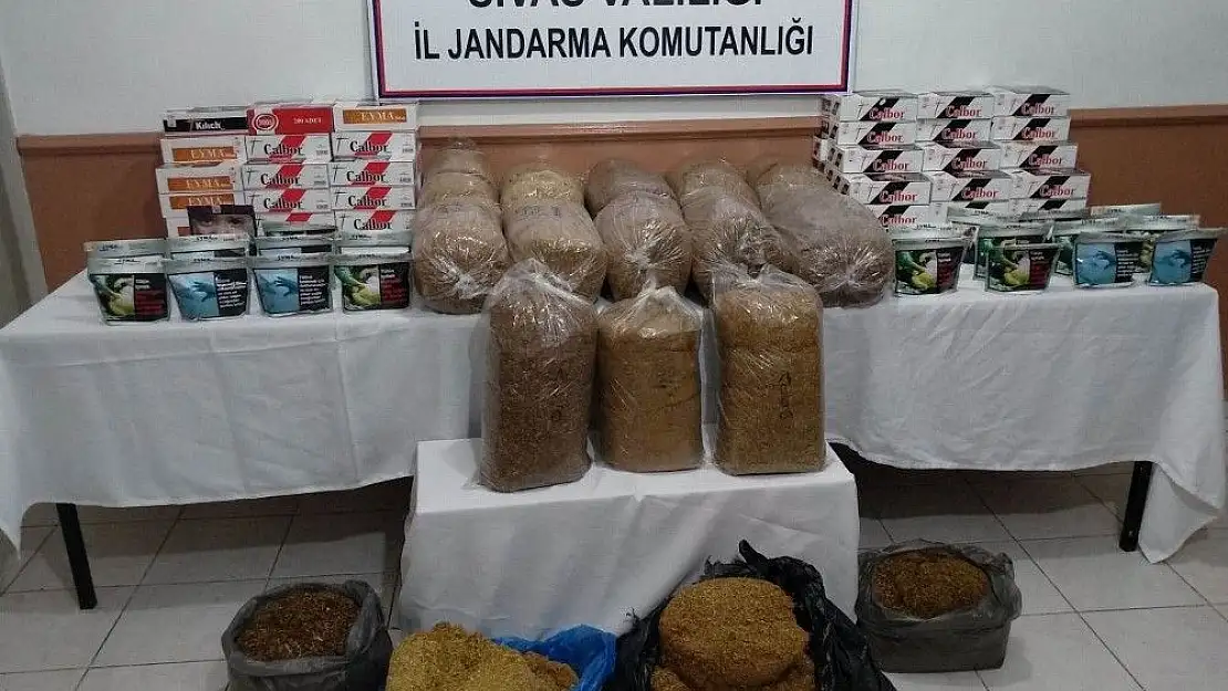 'Sivas´ta kaçakçılık operasyonlarında 38 şüpheli yakalandı'