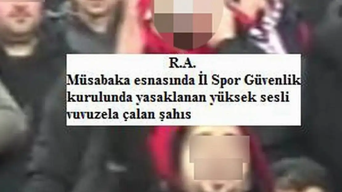 '´Vuvuzela´ çalan taraftarlara spor seyrinden men cezası'