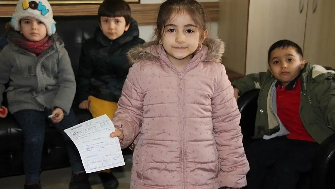 'Minik öğrenciler tasarruf yaparak yardım etti'