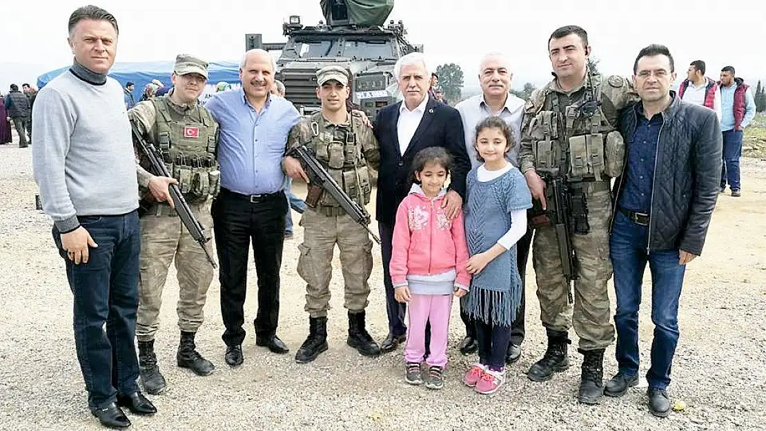 'Başkan Toprak´tan sınırdaki askerlere moral'