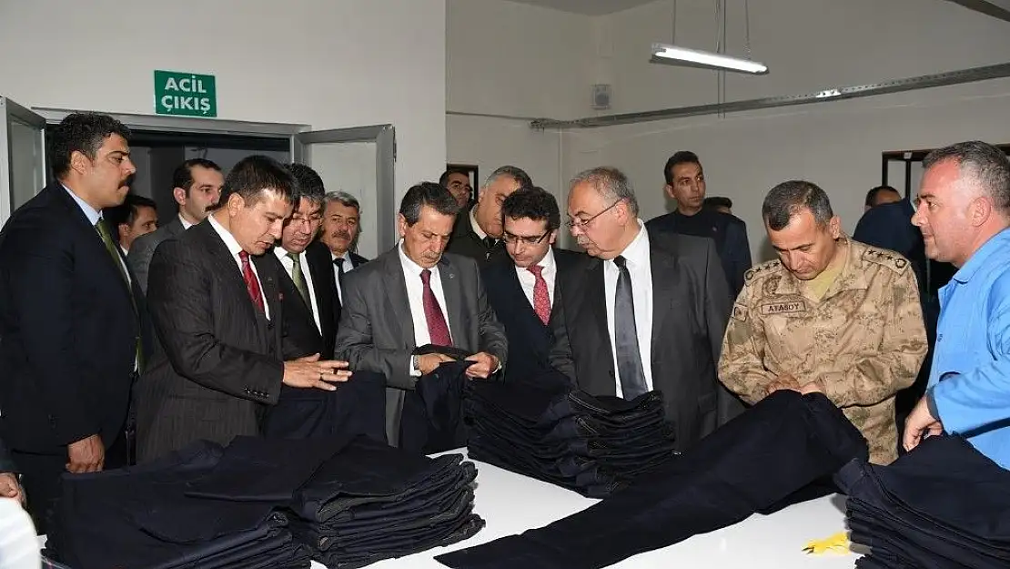 'Adıyaman Açık Ceza İnfaz Kurumunda tekstil atölyesi açıldı'