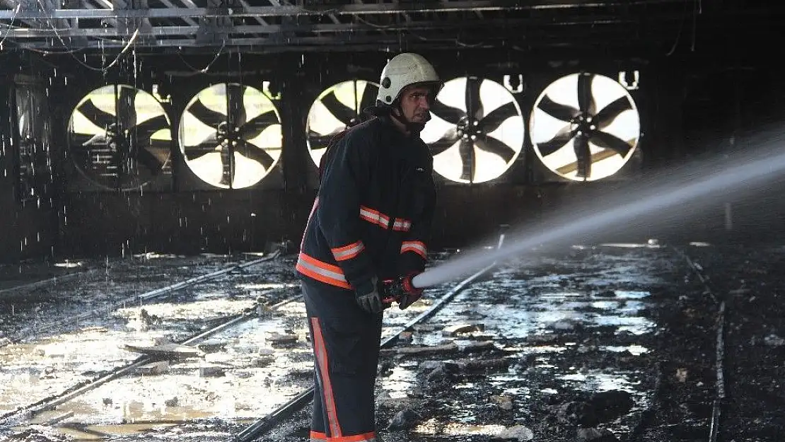 'Elazığ´da çiftlik yangını: 22 bin civciv telef oldu'