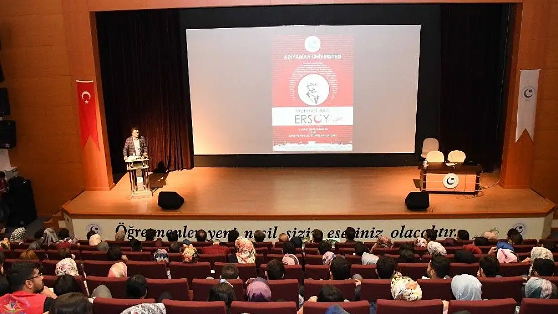 'Mehmet Akif Ersoy Adıyaman Üniversitesinde anıldı'
