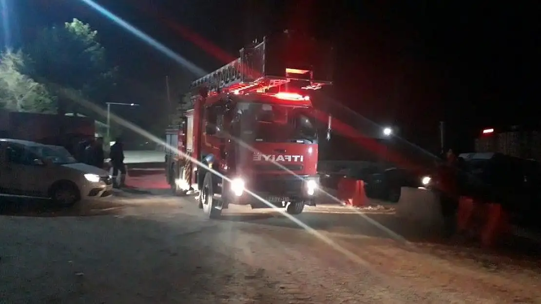 'Elazığ´da hastane inşaatında yangın'