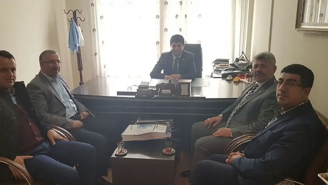 'Müdür Özbilgiç ile Başkan Aslan bir araya geldi'