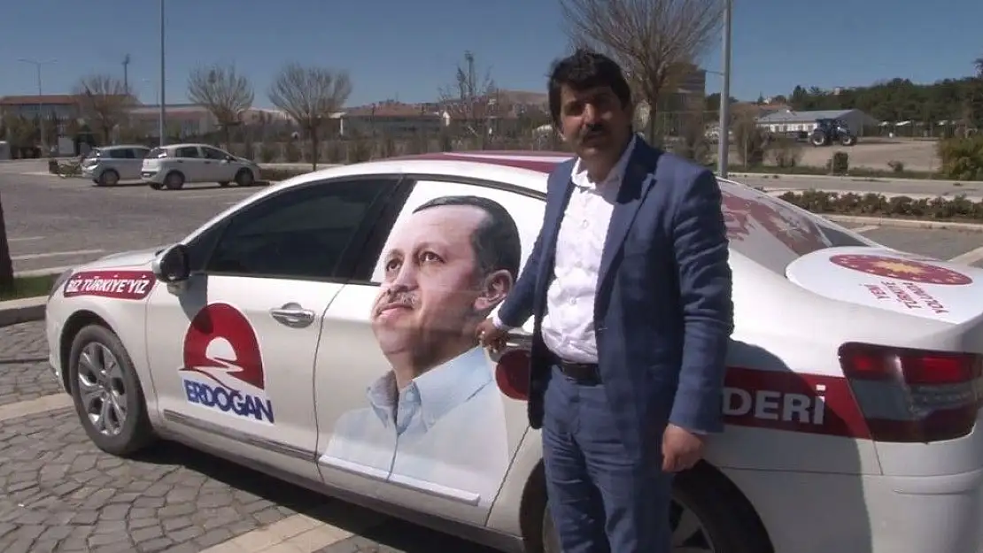 'Cumhurbaşkanı Erdoğan için 200 bin kilometre katetti'