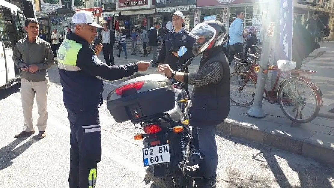 'Adıyaman´da motosiklet denetimi'