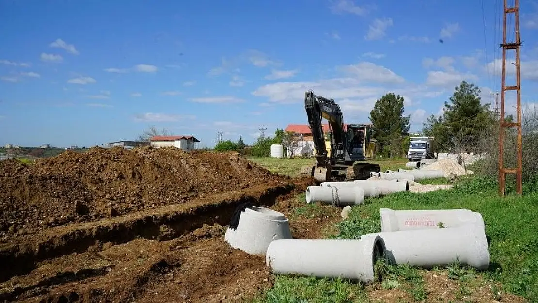 'OSB Yolunda altyapı çalışması'