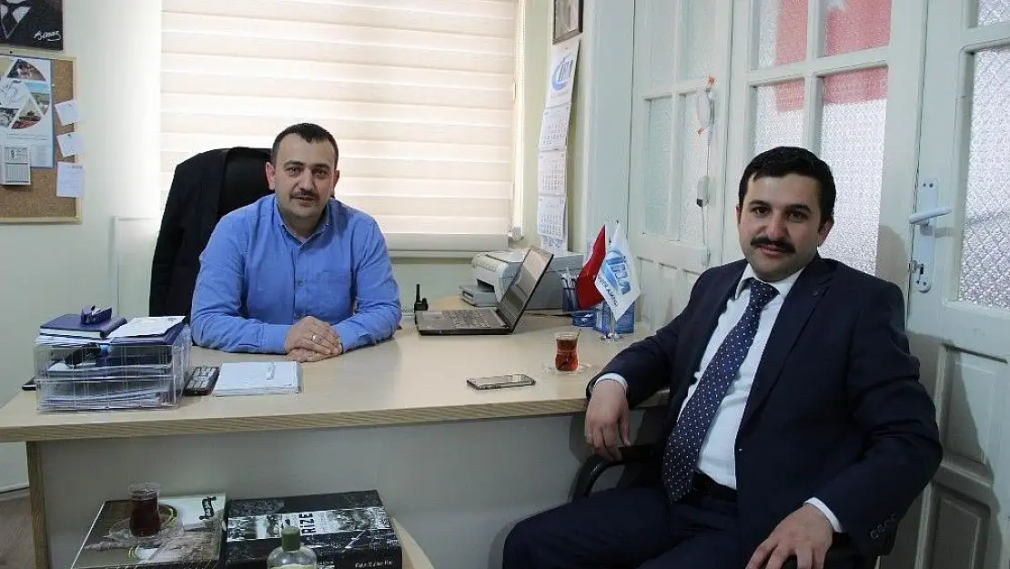 'Ulaş Kaymakamı Yılmaz´dan, İHA Sivas Bölge Müdürlüğü´ne ziyaret'