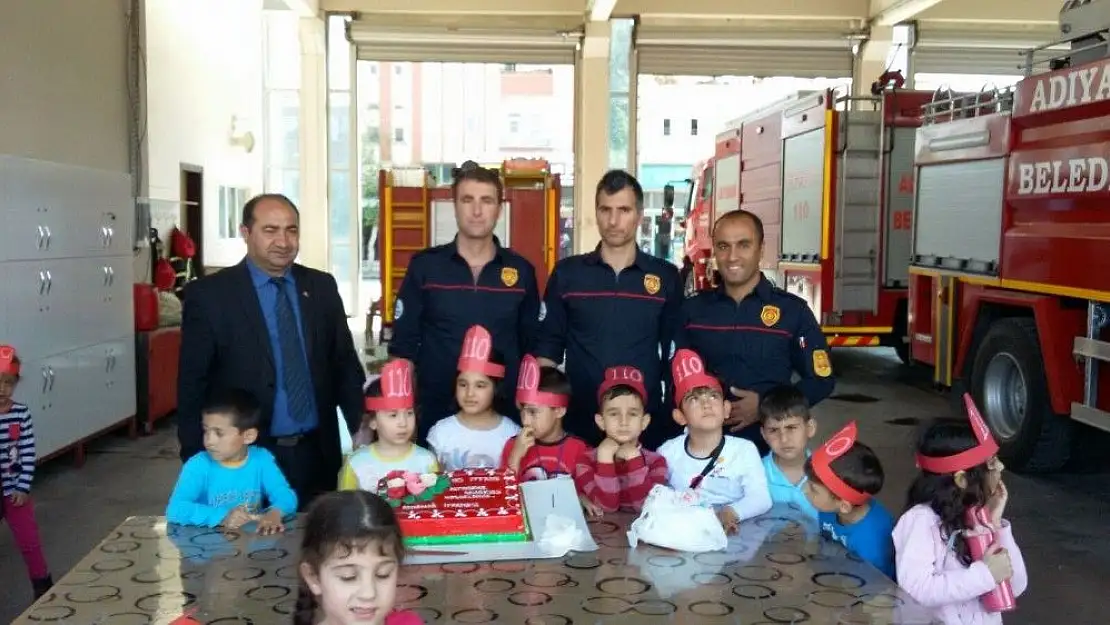 'Minikler itfaiyeyi tanıdı'