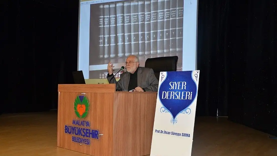 'Siyer derslerinin 16.´sını Prof.Dr. Sırma verecek'